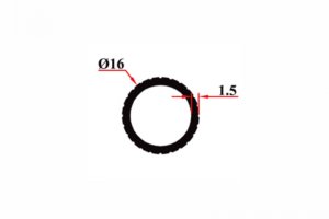 16x1,5 mm Tırtırlı Boru